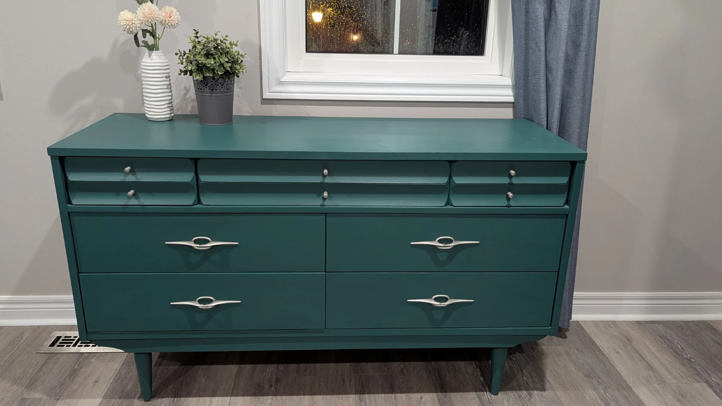 Kroehler Custom Crafted Teal Dresser - photo 2