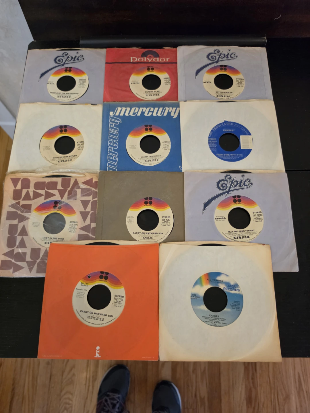 100+ Classic Rock & Pop 45 RPM Records – VG to NM - photo 4