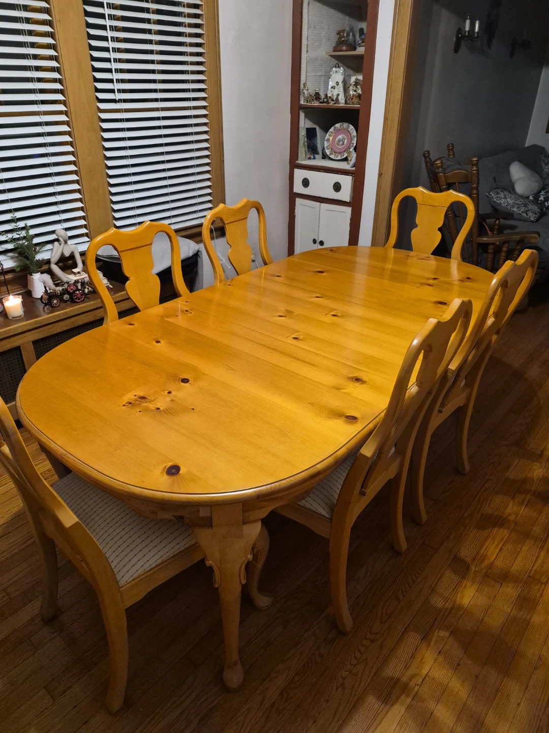 Wooden Dining Table and Chairs Set