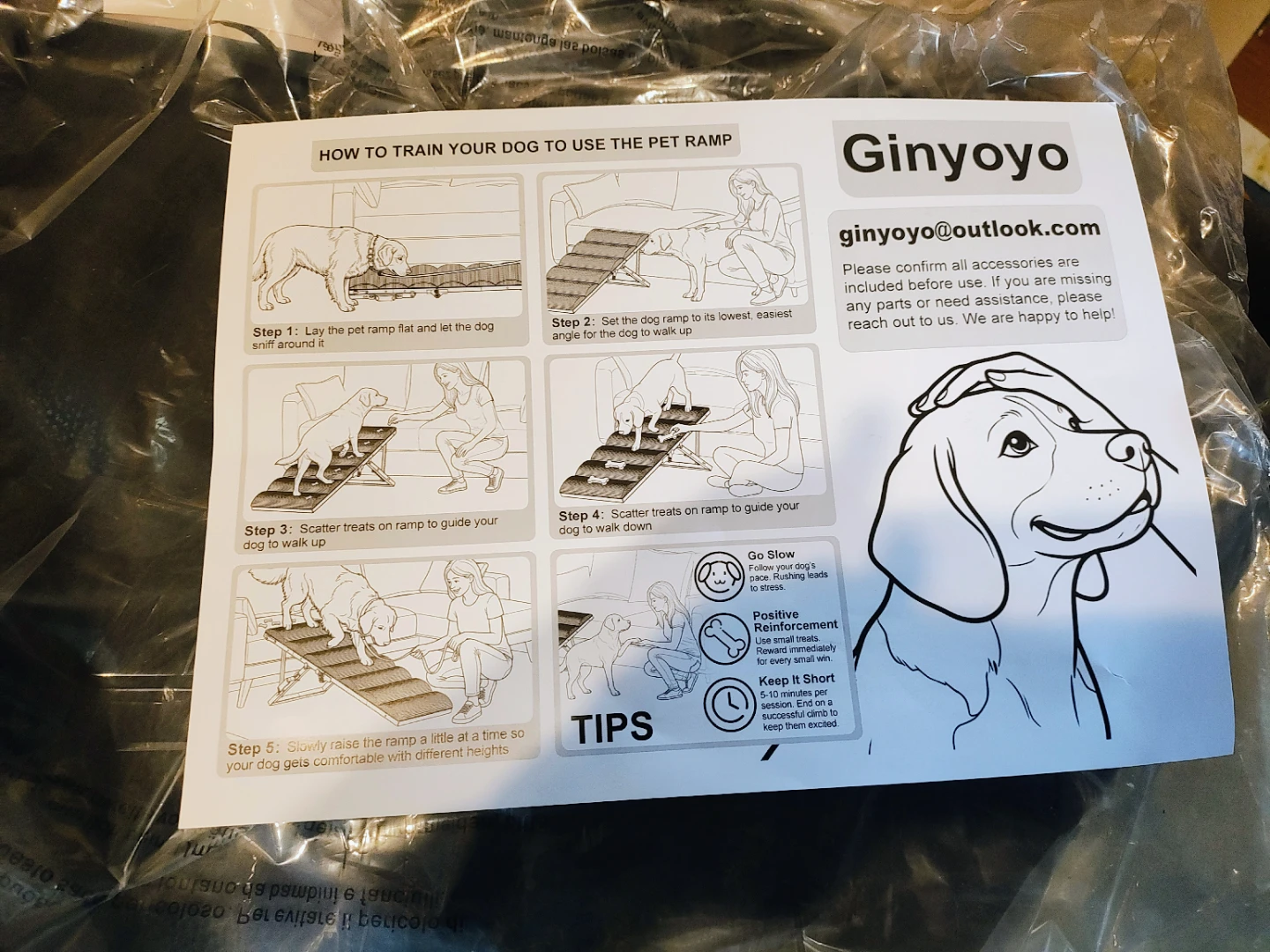 Ginyoyo Adjustable Pet Ramp - photo 5