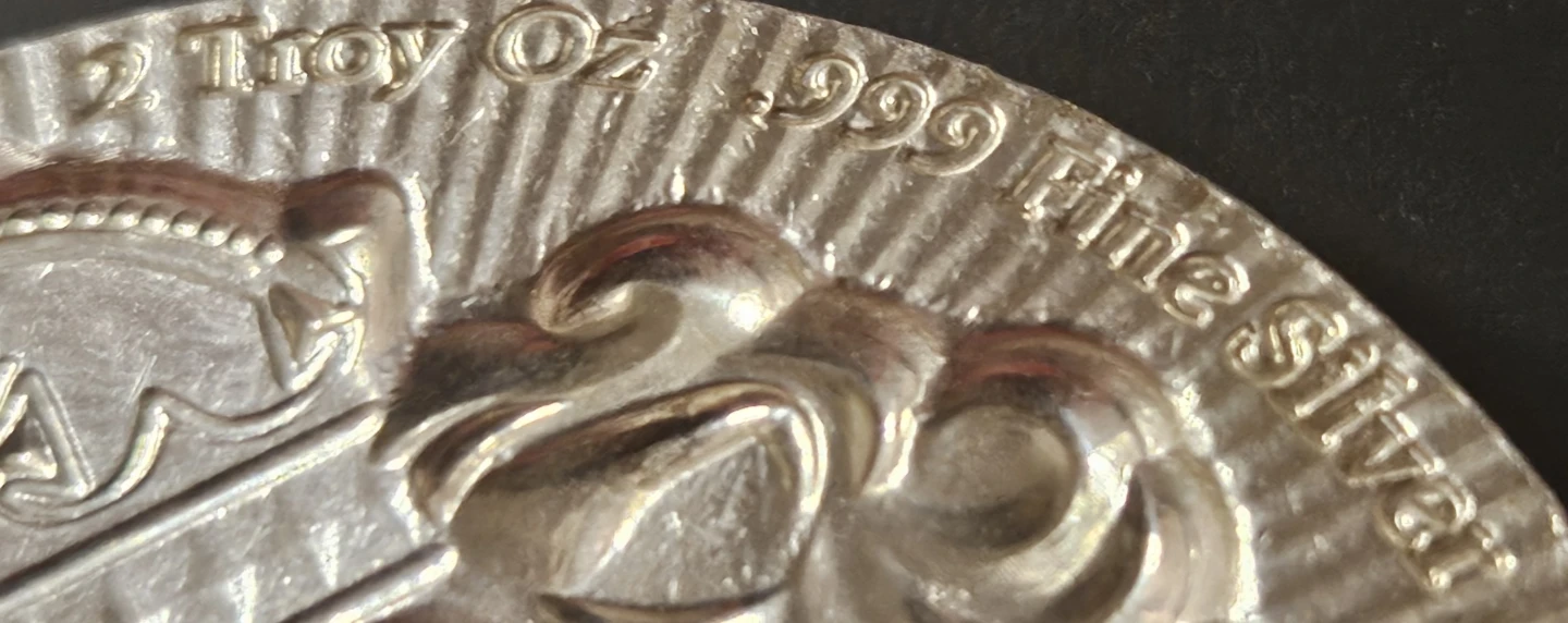 Scottsdale Mint 2 Troy Oz .999 Fine Silver Lion Round - photo 3