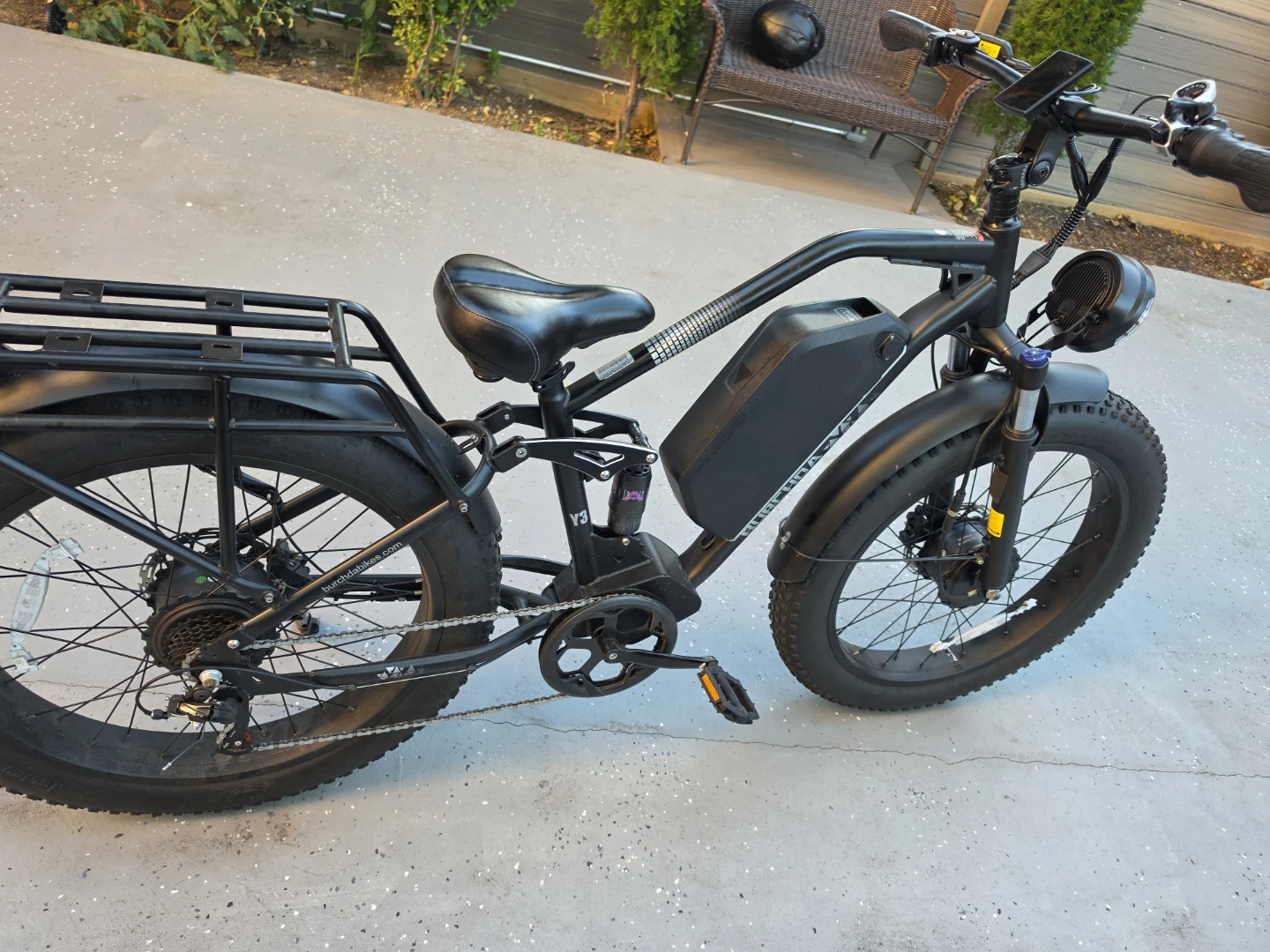 Burchda Y3 Electric Fat Tire Bike