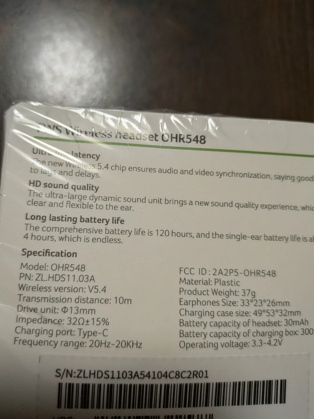 Acer OHR548 TWS Wireless Headset In Dark Blue - photo 2