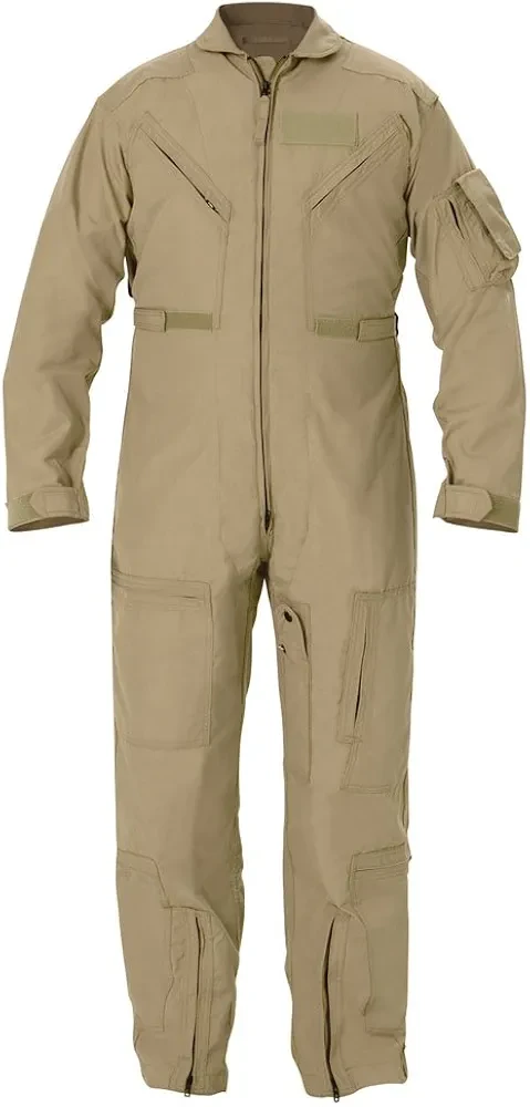 Tan Flight Suit Coveralls size L - photo 2
