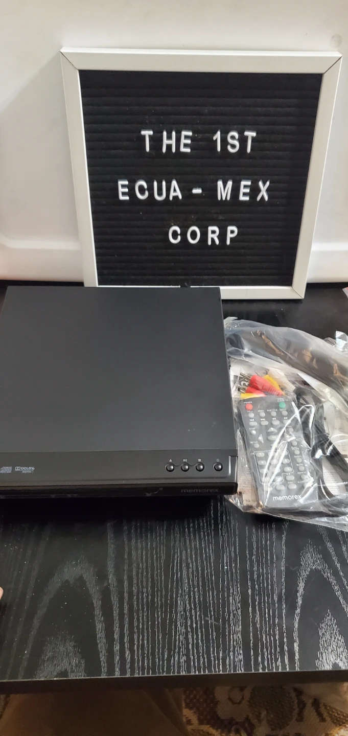 Memorex Progressive Scan DVD Player damage box