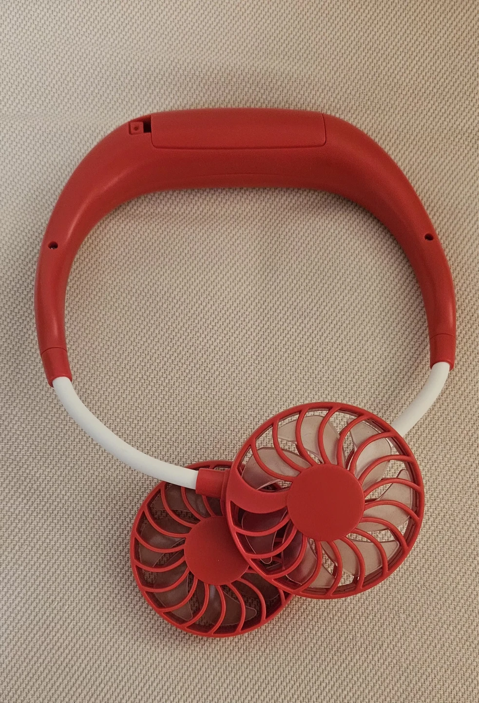 Red Portable Neck Fan - photo 2