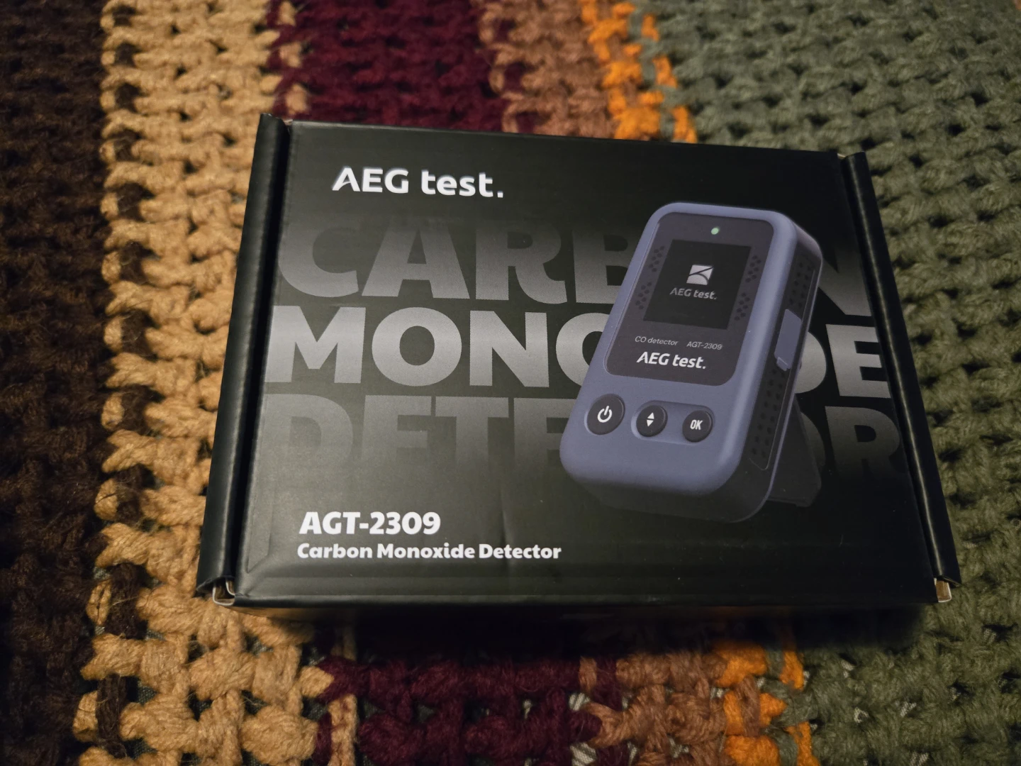 AEG test Carbon Monoxide Detector AGT-2309