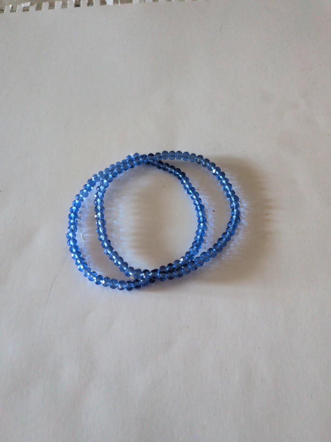 Set of Two Blue Beaded Bracelets - photo 2