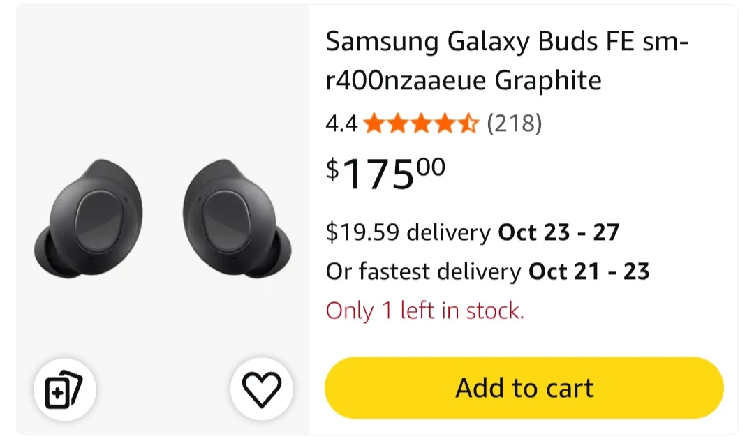 Samsung Galaxy Buds FE Graphite - photo 2