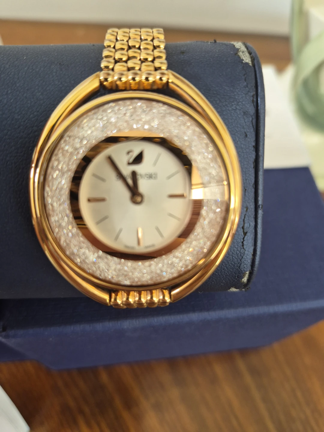 Swarovski Gold Tone Crystal Watch - photo 5