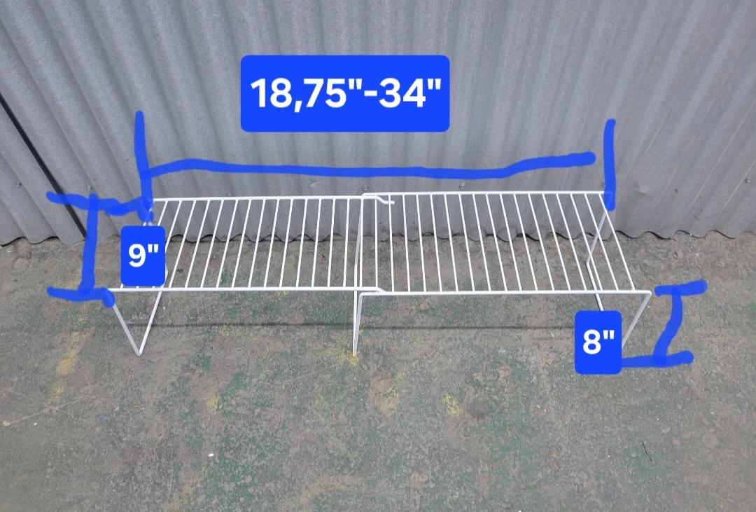 Adjustable Metal Wire Shelf Organizer - photo 3