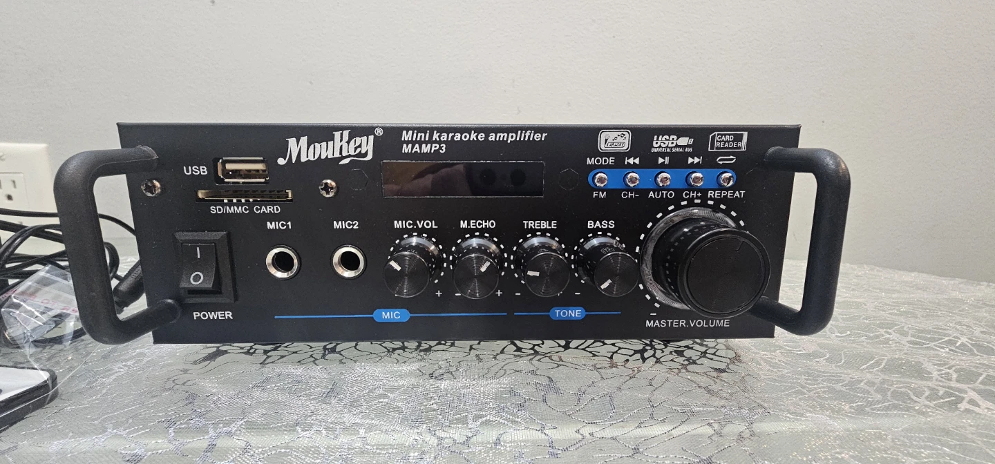 Moukey MAMP3 Mini Karaoke Amplifier - photo 3