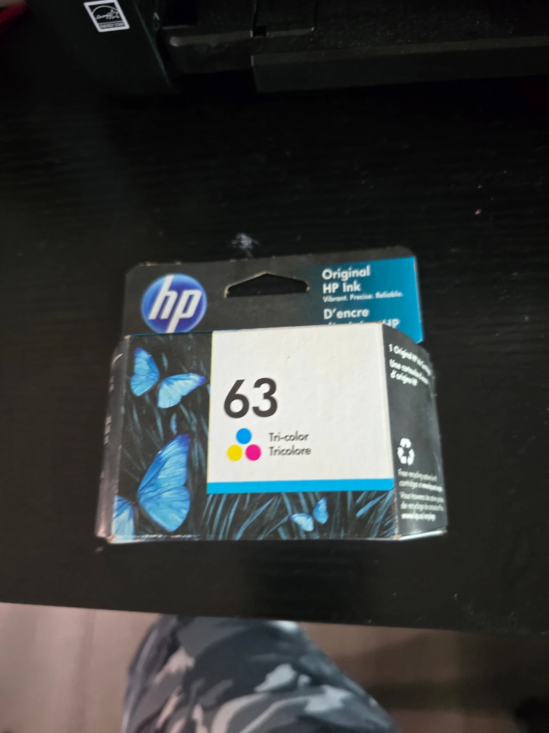 HP 63 Tri-color Ink Cartridge