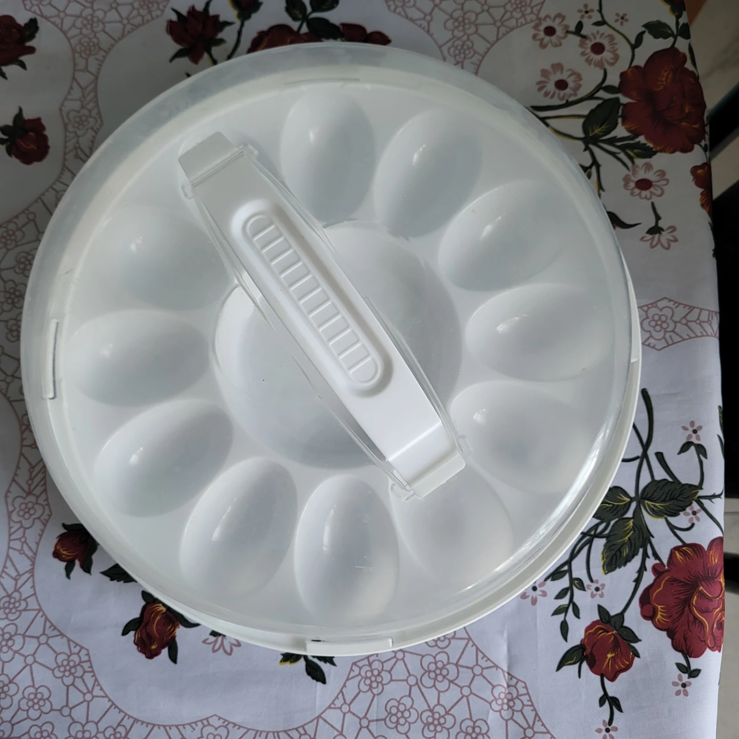 Plastic Egg Serving Container