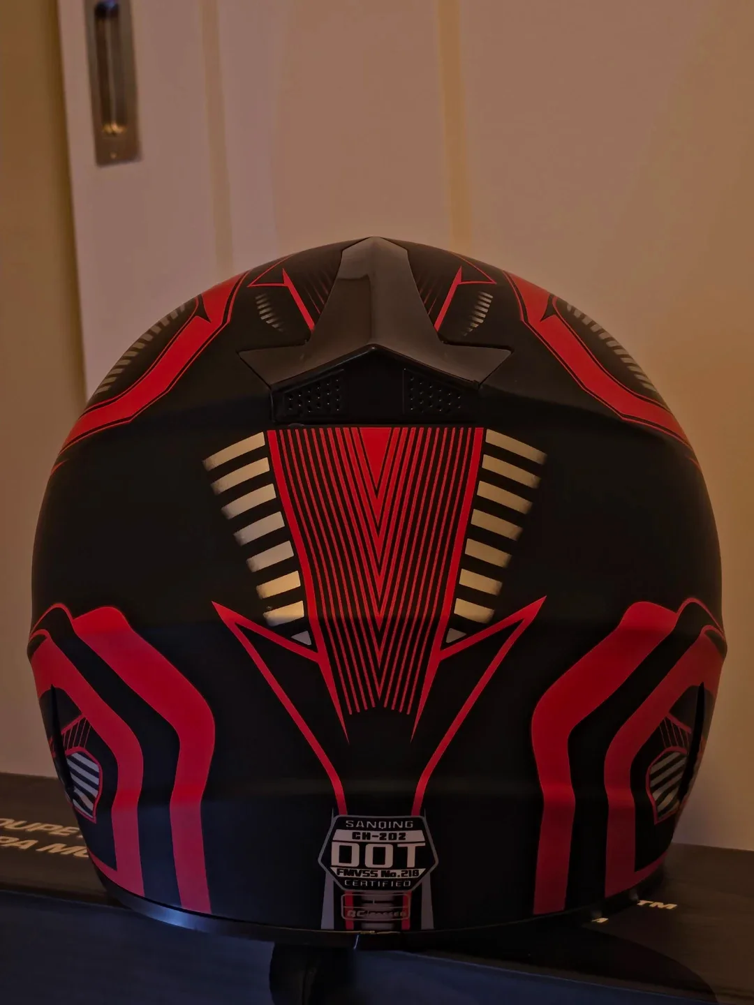 Sanding CH-202 Black and Red Helmet - photo 4