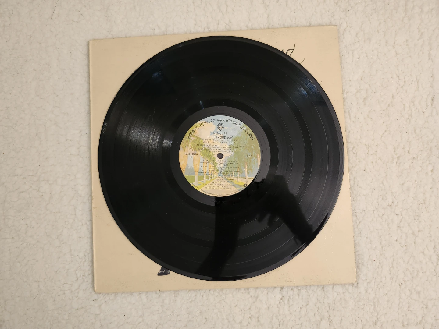 Fleetwood Mac Rumours Vinyl Record - photo 3