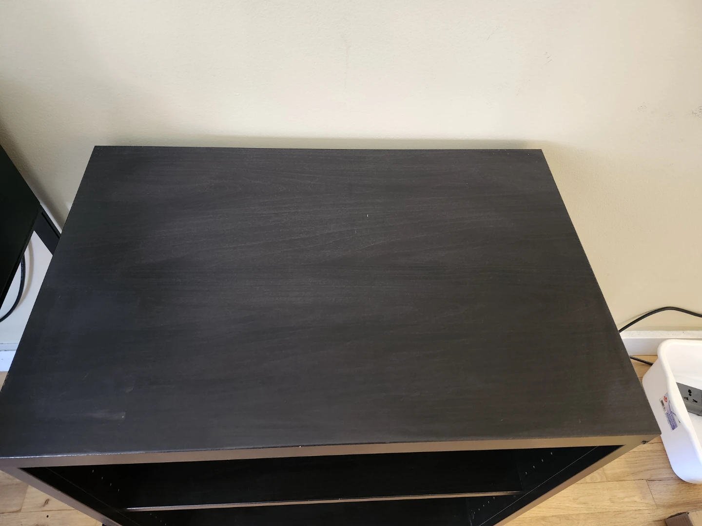 Besta IKEA Black wood bookshelf - photo 3