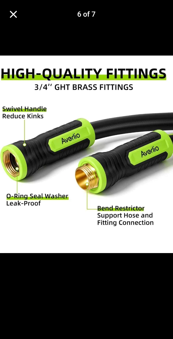 Averlio Heavy Duty Water Hose 50ft - photo 5