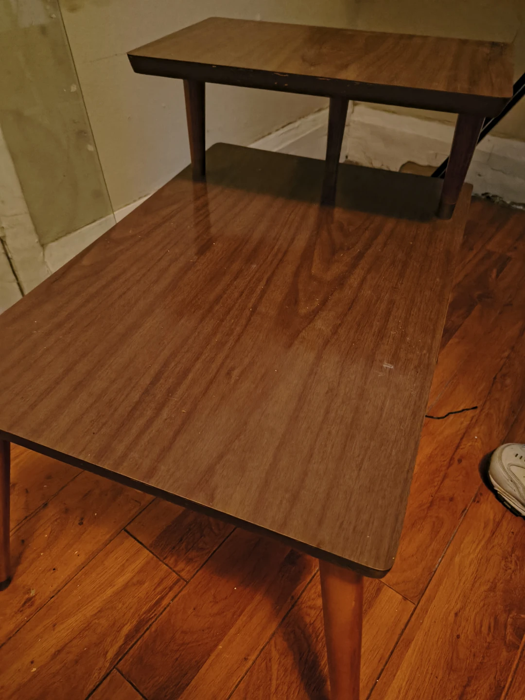 Mid-Century Modern Two-Tier Side Table - photo 2