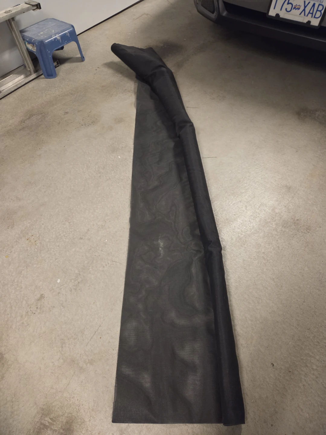 Black Window Screen Mesh Replacement