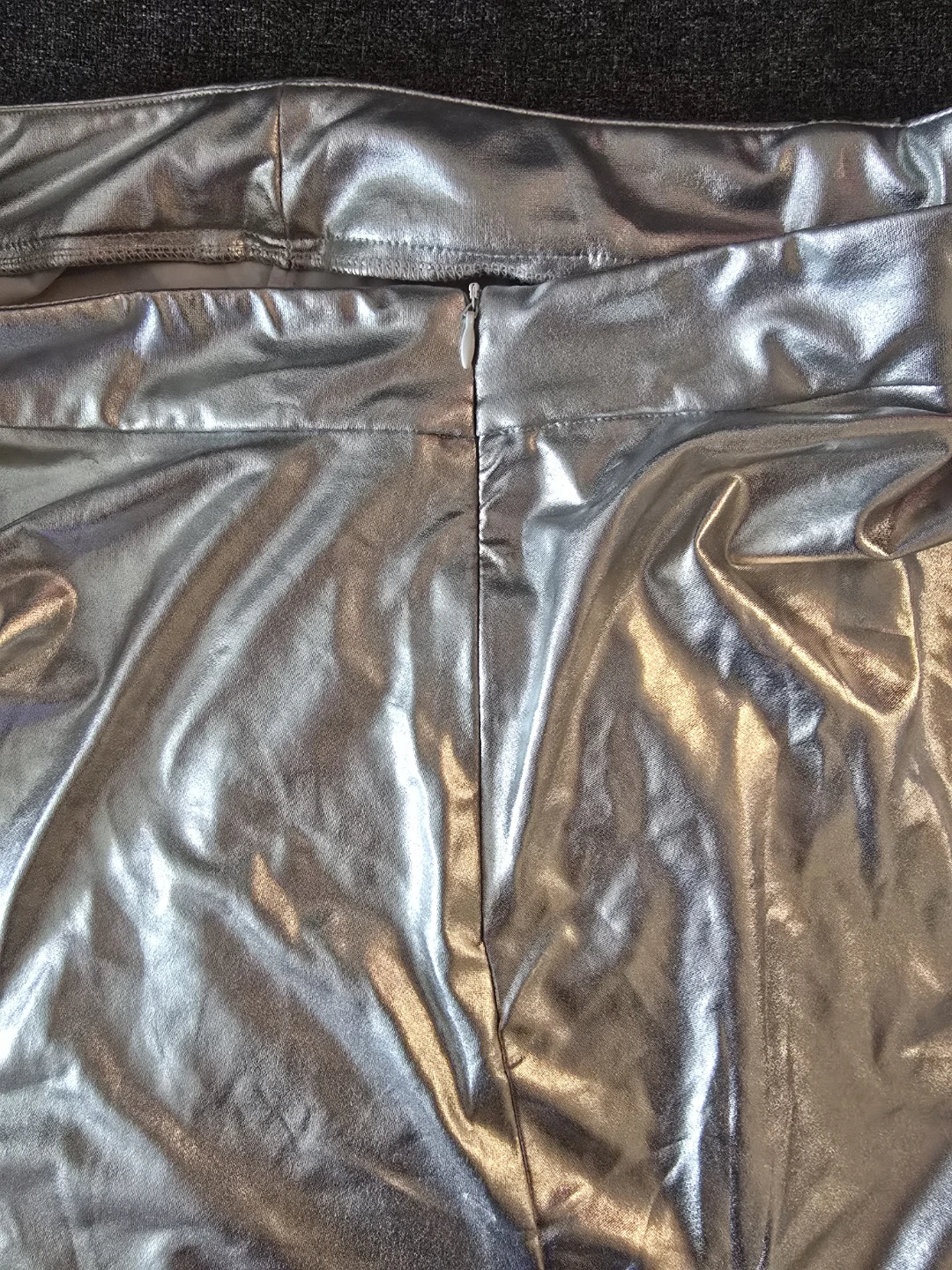 Metallic Silver Skirt XL - photo 4