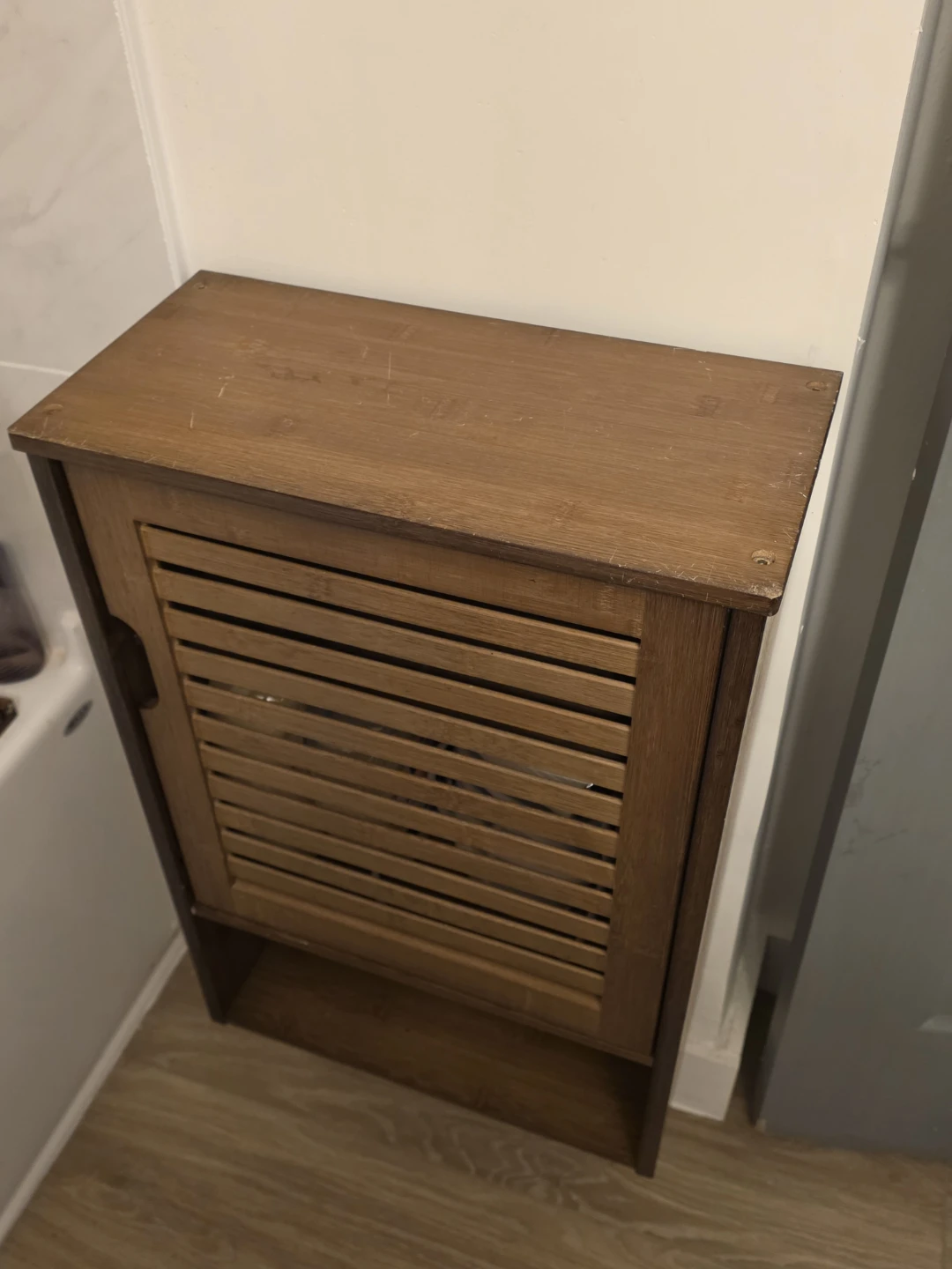 Bamboo wall-mount bathroom cabinet - photo 3