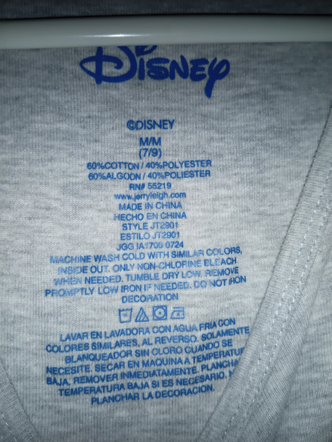 Disney Stitch Gray Tank Top - photo 2