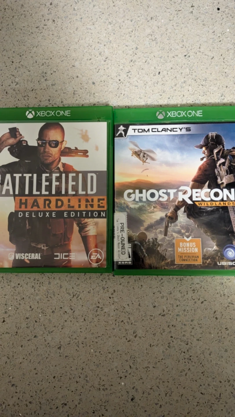 Battlefield Hardline Deluxe & Ghost Recon Wildlands Xbox One