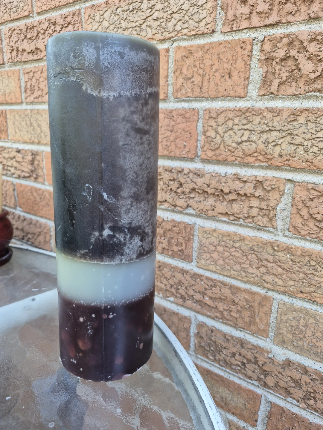 Stone Candles Black Bamboo Pillar Candle - photo 3