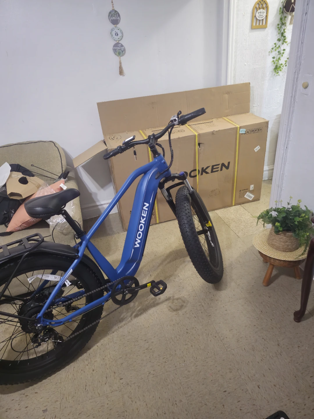 Wooken Blue Electric Fat Tire Bike - photo 5