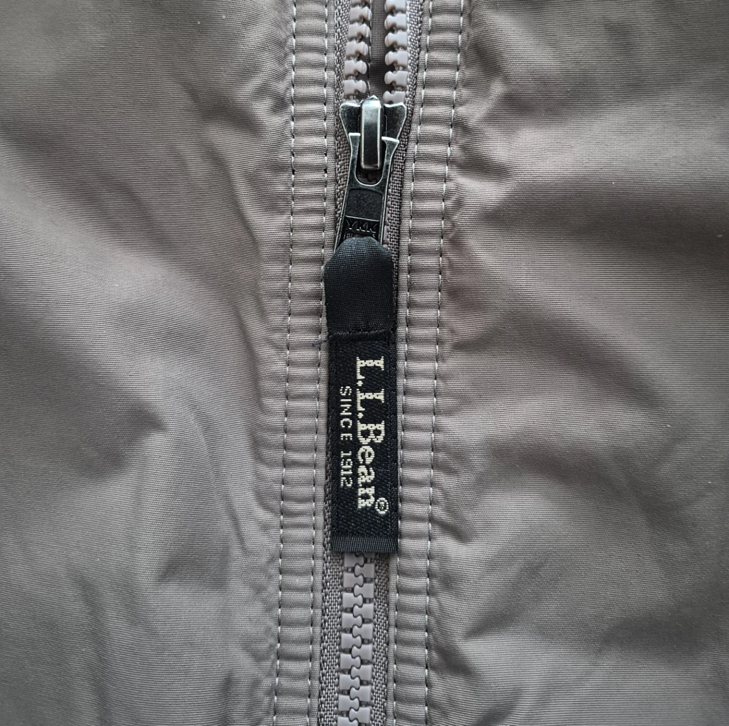 L.L.Bean Warm-Up Jacket - Tan - Size L - photo 3
