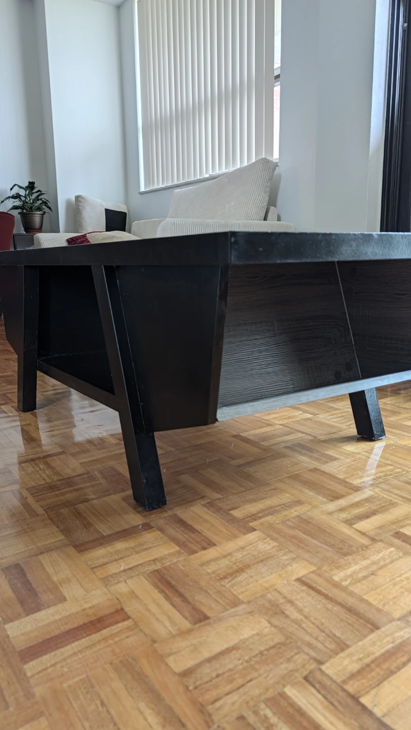 Black Wooden Coffee Table