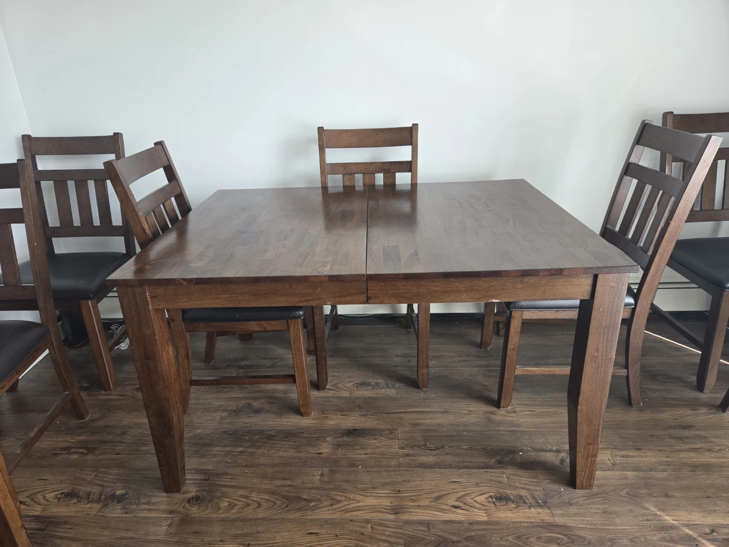 Caracara Leg Extendable Wooden Dining Table Set
