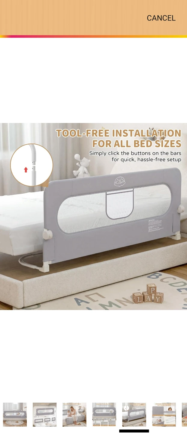 Foldable Baby Bed Rail - photo 5