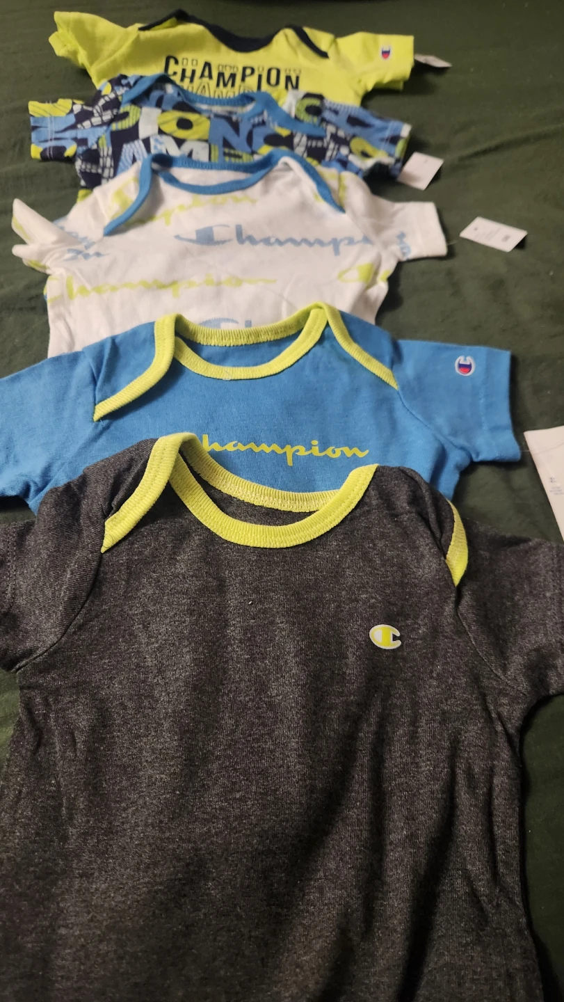Set of 5 Champion Baby Bodysuits - photo 2