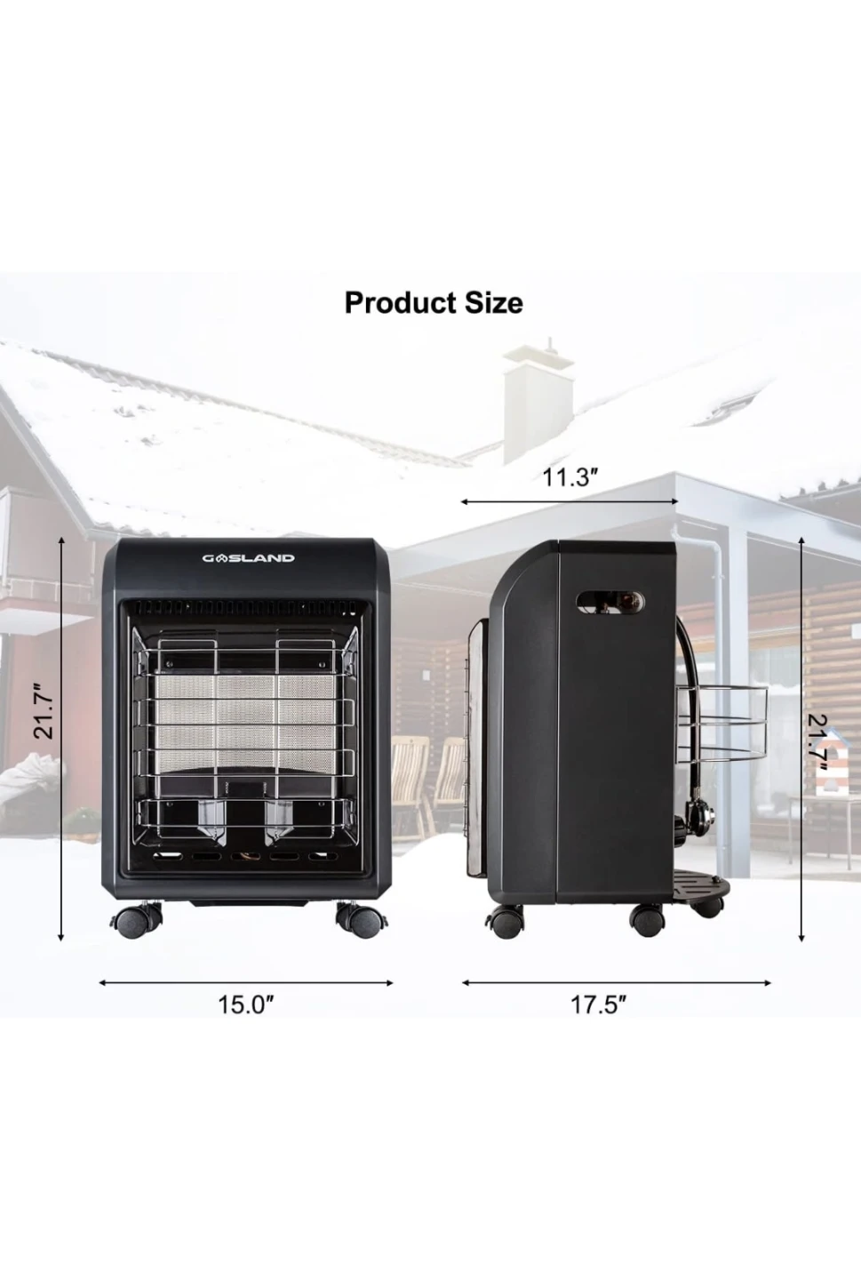 New Gasland MHA18 Series Propane Radiant heater, 18,000 BTU - photo 4