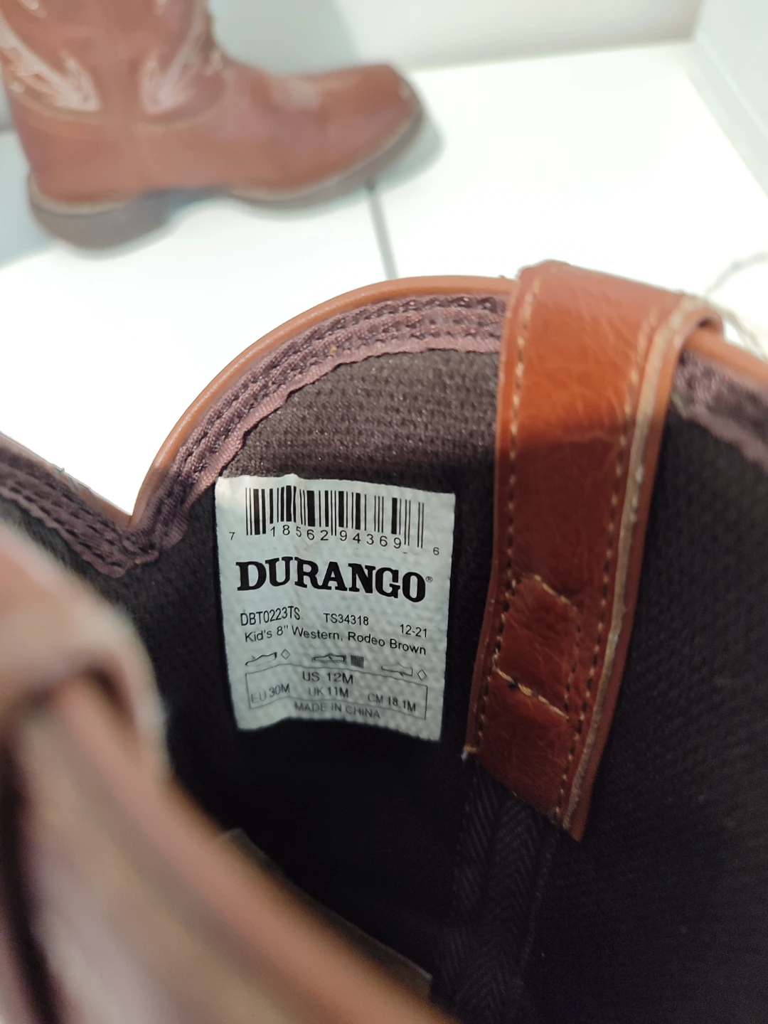 Cowboy Durango boots size 12M - photo 3