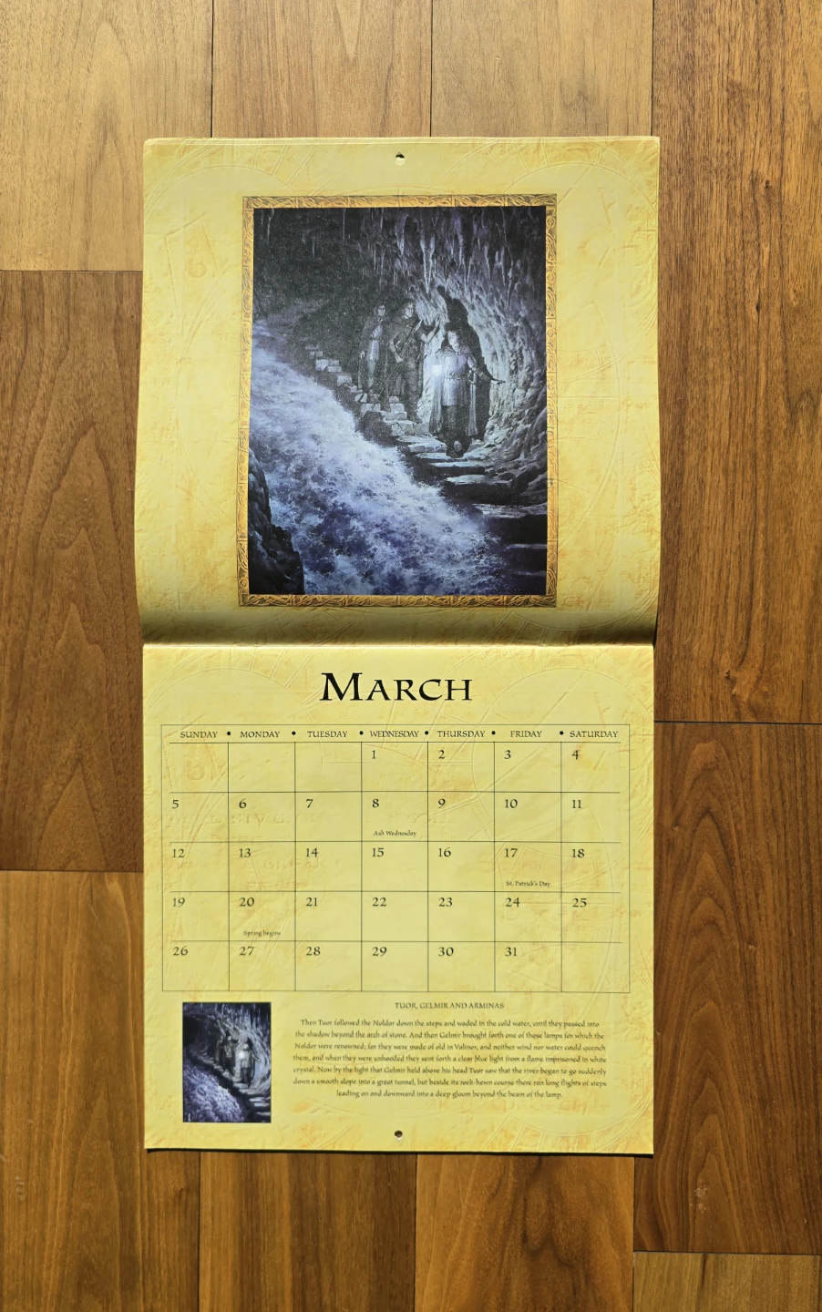 Tolkien Calendar 2000 Illustrated by Ted Nasmith - photo 3