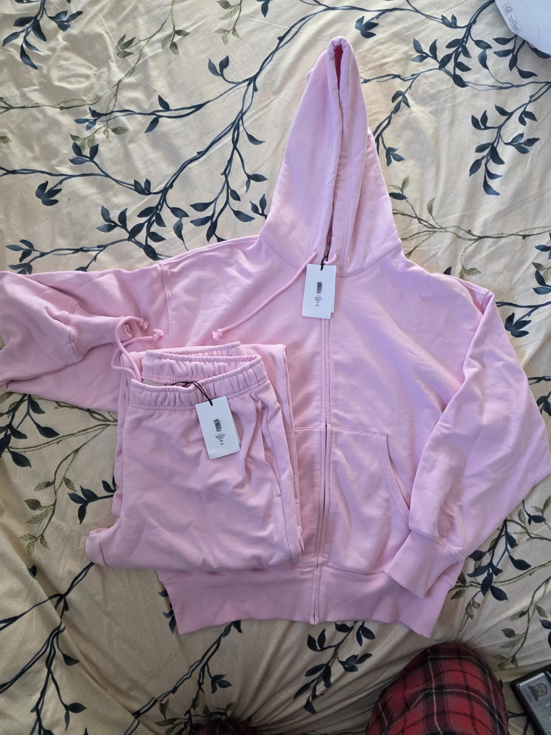 Aritzia Pink Sweatsuit Set