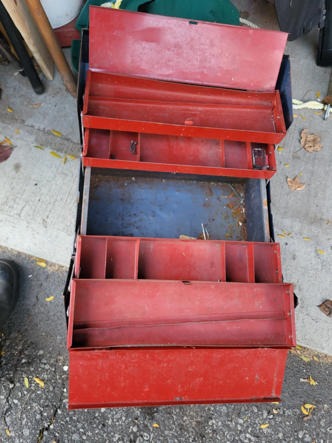 Large Beach Metal Tool Box - photo 4