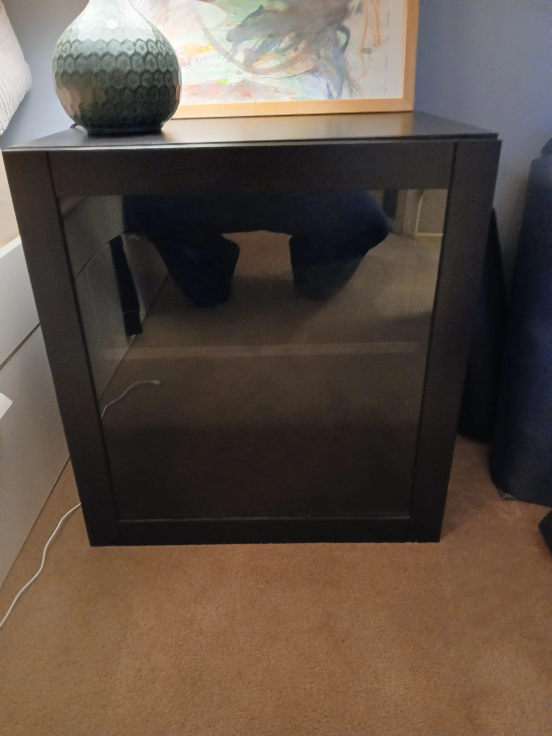 IKEA BESTA Cabinet with Glass Door