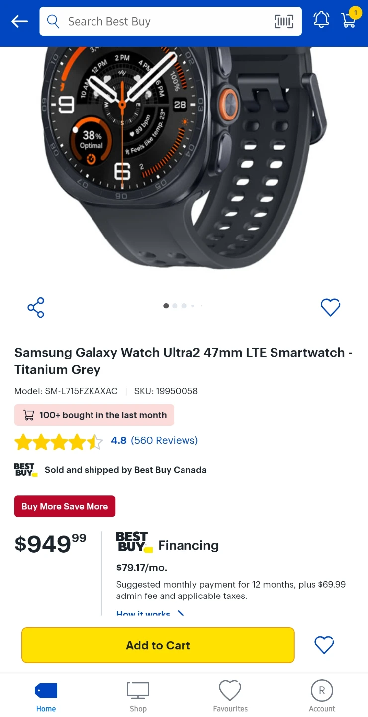Like new 2026 Samsung Galaxy Watch Ultra2 47mm Titanium Grey - photo 4