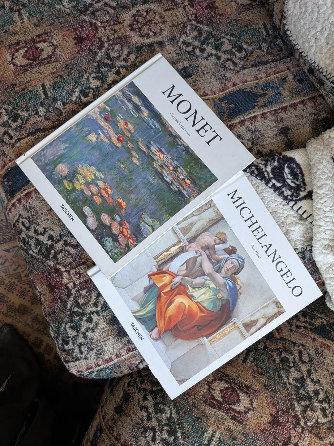 Taschen Art History Tabletop Books - Monet and Michelangelo