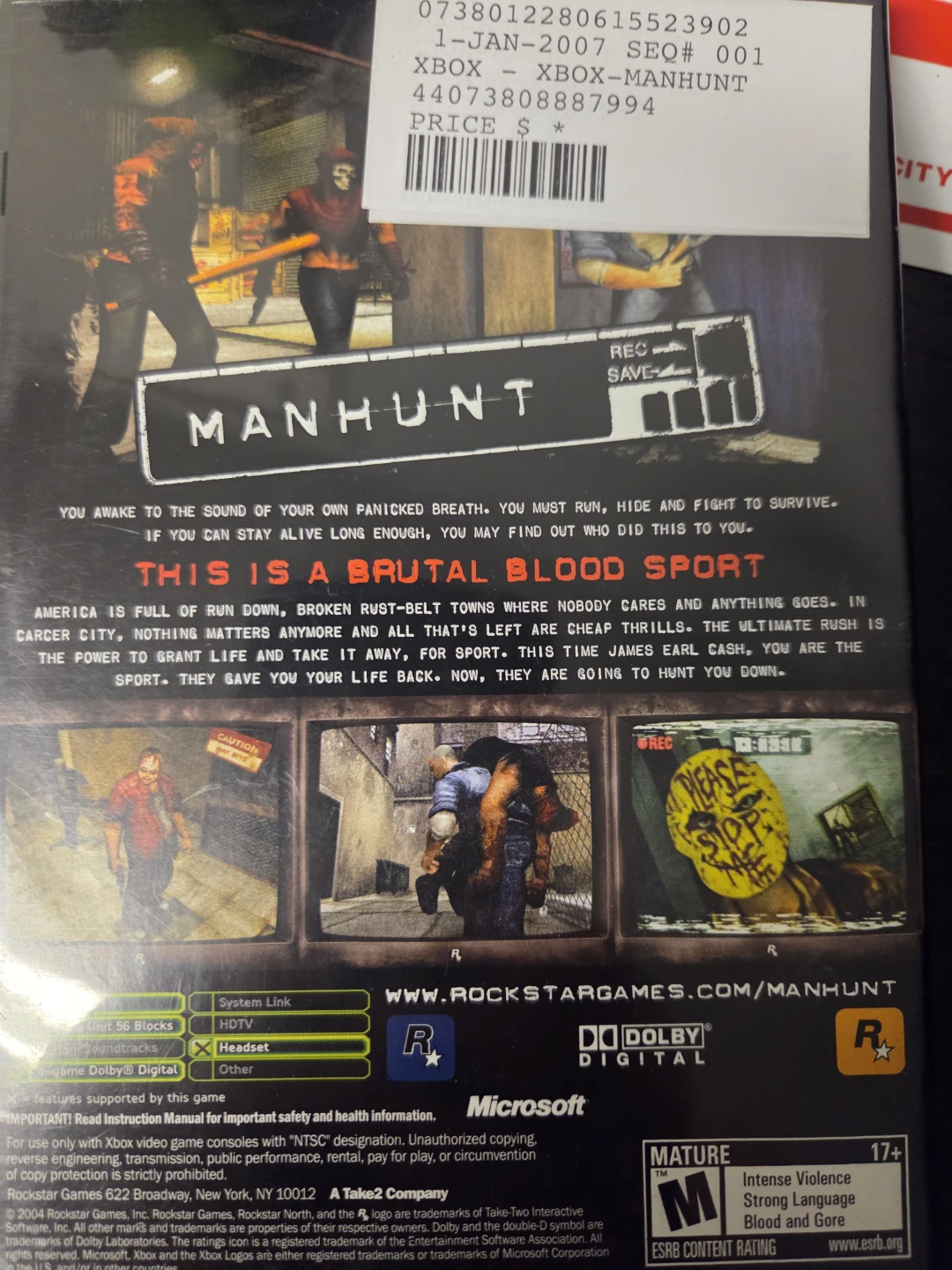 Manhunt for Xbox - photo 2