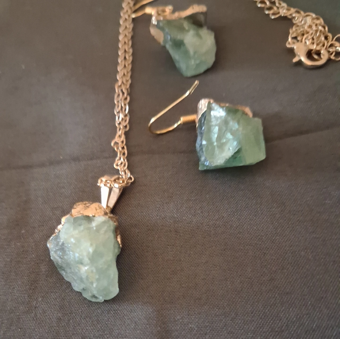 Raw Stone Jewellery Set - photo 4