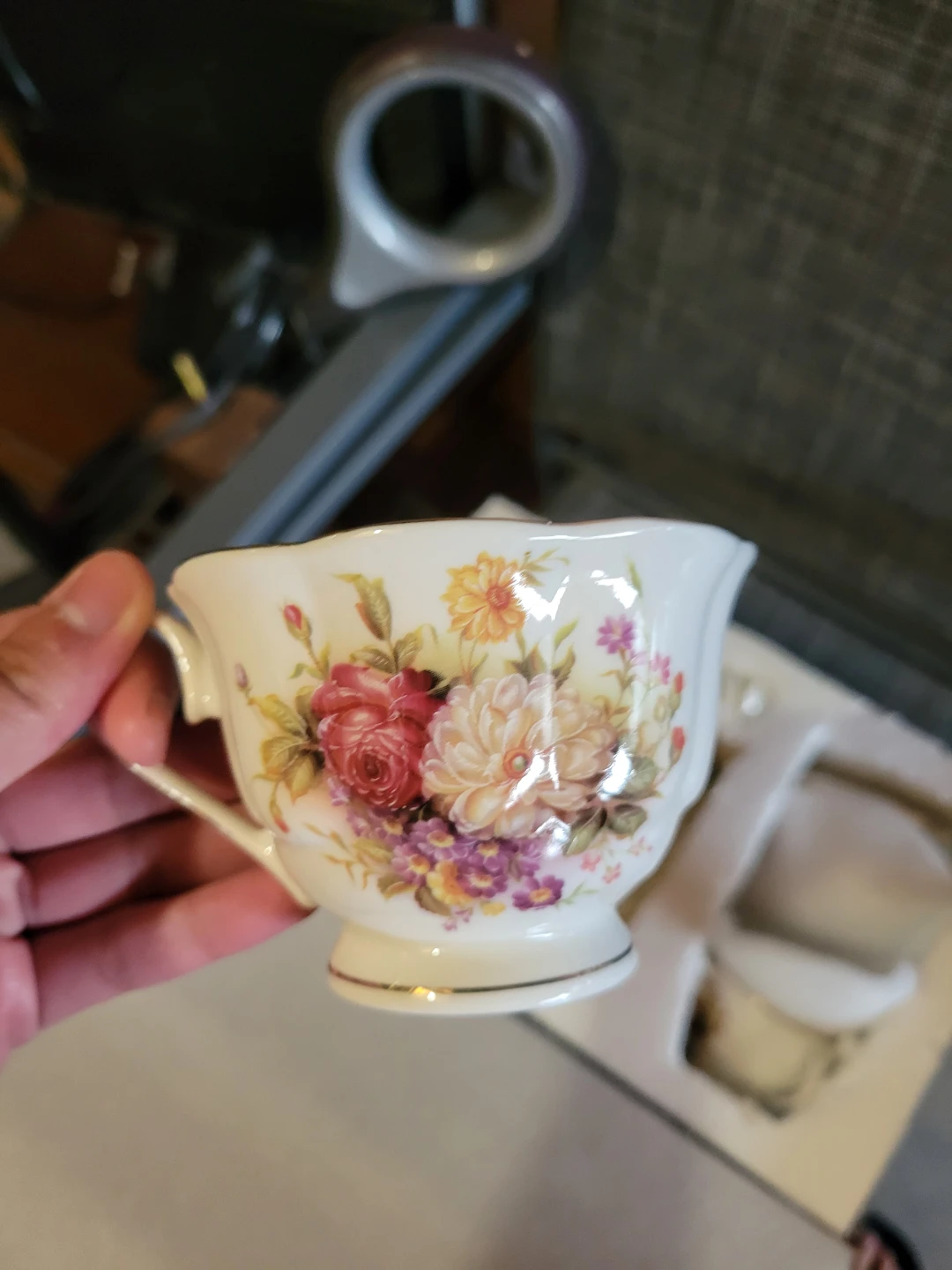 Floral Tea Cup and Saucer Set - photo 2