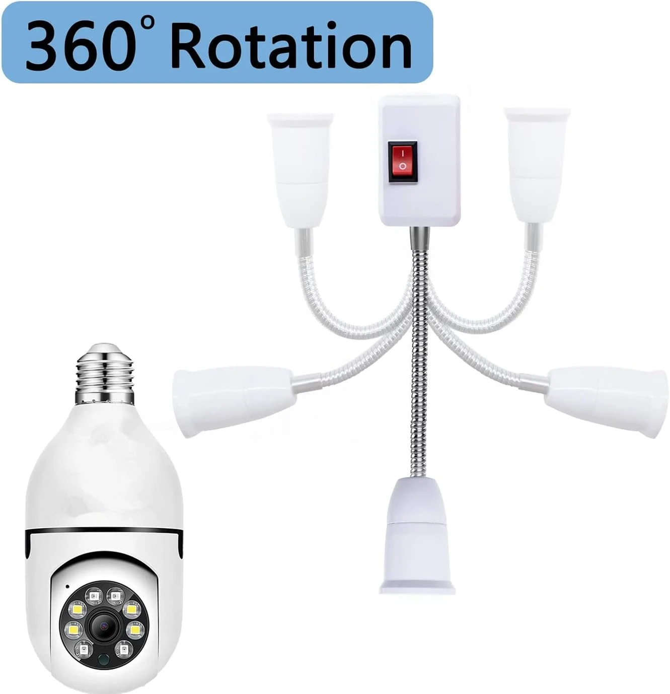 E27E26 Socket Adapter with On/Off Switch Light Lamp Bulb (ER1) - photo 3