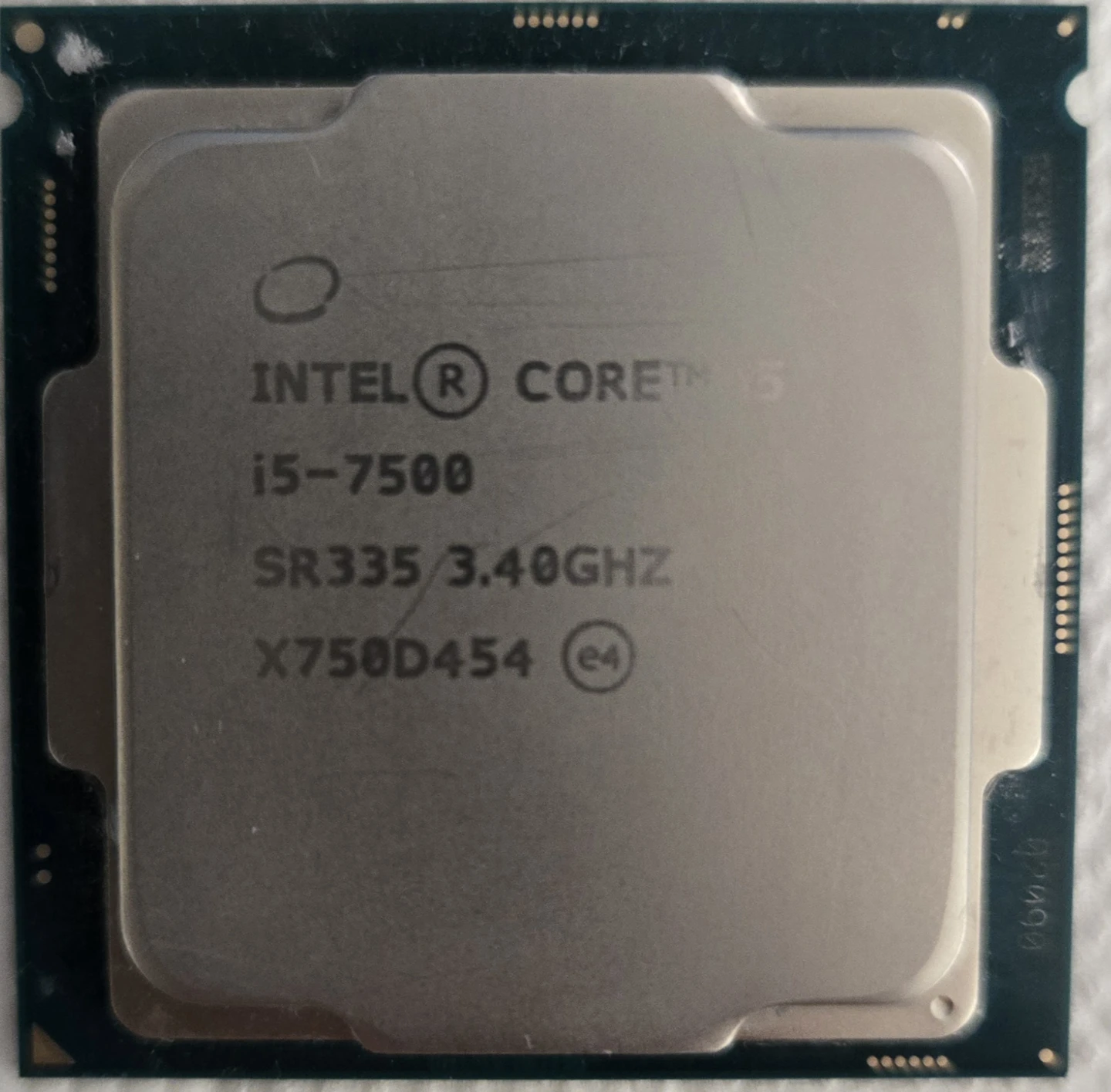 Intel Core i5-7500 3.40GHz CPU