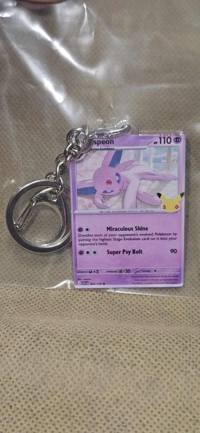 Pokémon Premium Acrylic Card Keychains  – NEW! - photo 3