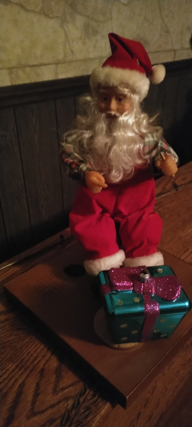 Animated Christmas Santa Figure